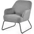 Davos Accent Chair - Grey, Fabric