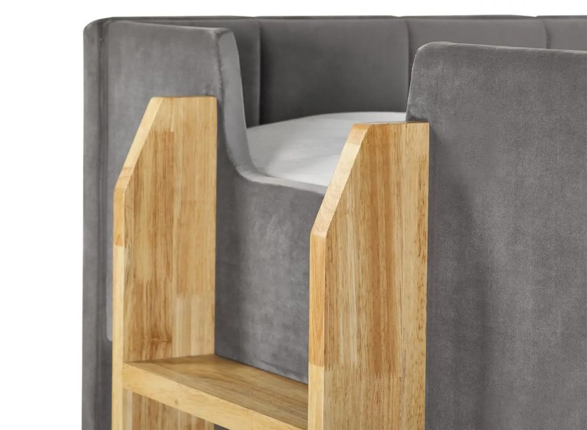 Daytona Bunk Bed - Grey, Fabric