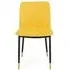 Delaunay Dining Chair Set of 2 - Yellow, Velvet