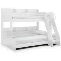 Domino Triple Sleeper Bed - White