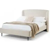 Eden Bed Frame - Ivory, Boucle