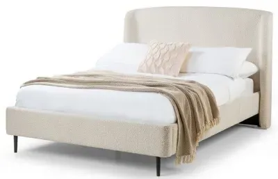 Eden Bed Frame - Ivory, Boucle