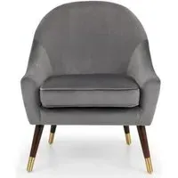 Elliot Fabric Armchair - Grey