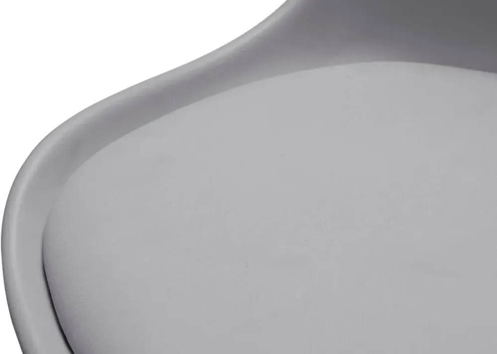 Erika Office Chair - Grey, Faux Leather