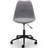 Erika Office Chair - Grey, Faux Leather