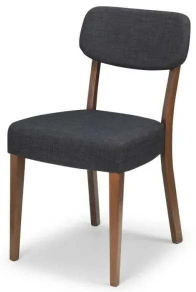 Farringdon 4-Seater Round Dining Set with Chairs - Walnut