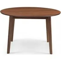 Farringdon 4-Seater Round Dining Table - Walnut