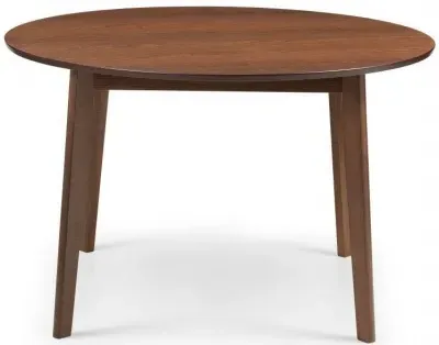 Farringdon 4-Seater Round Dining Table - Walnut image