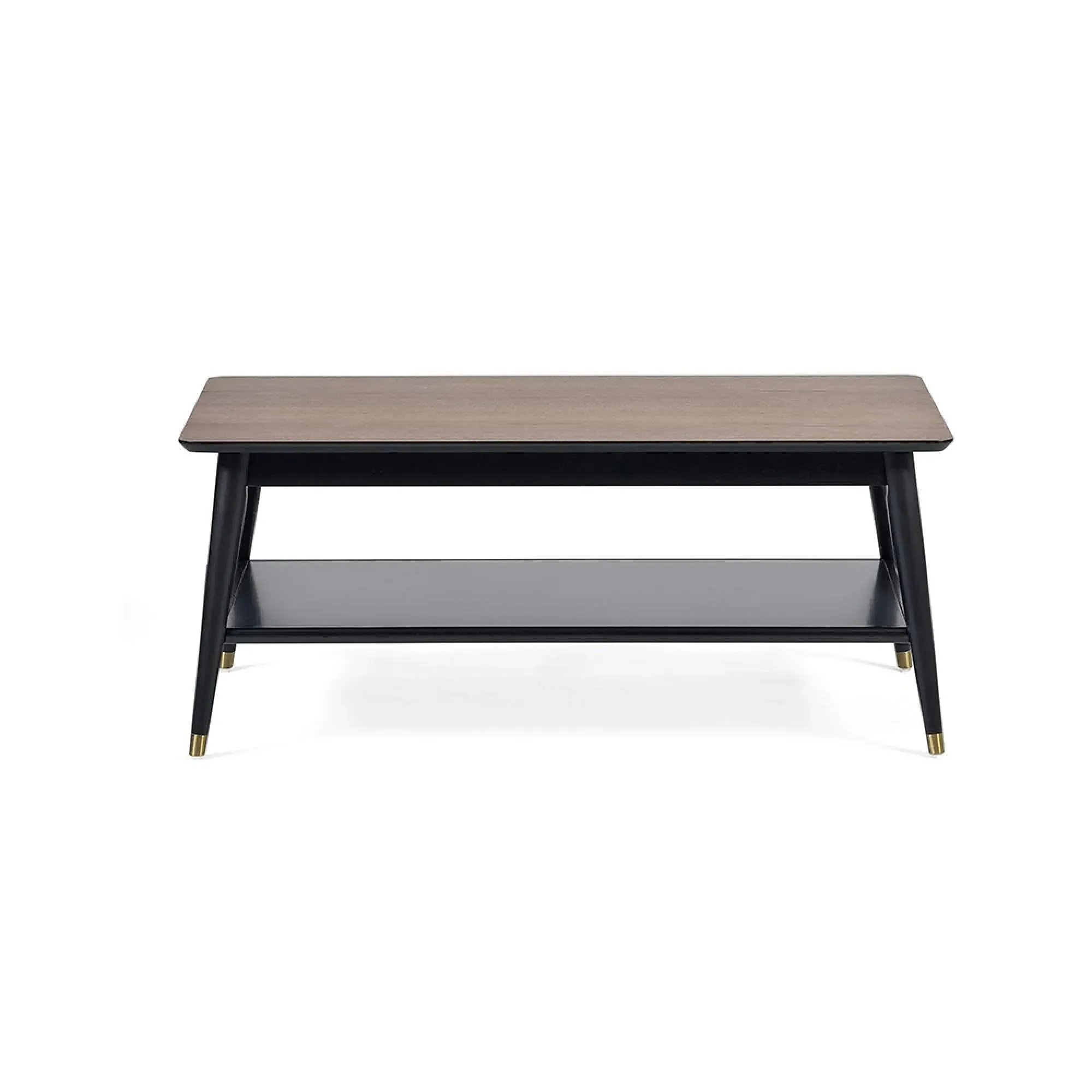 Findlay 110cm Coffee Table with Shelf - Walnut