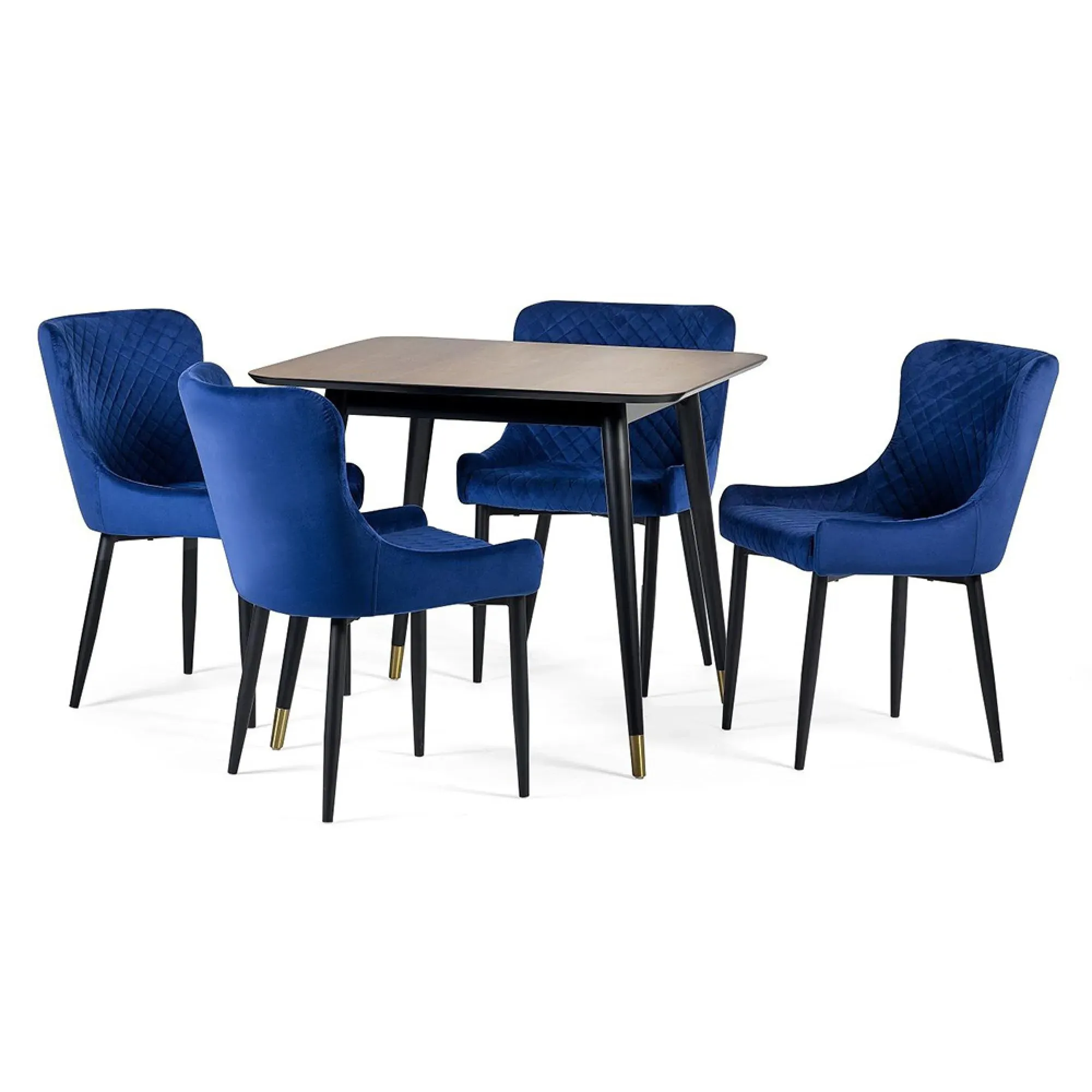 Findlay 2-Seater Square Dining Table - Walnut