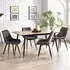 Findlay 4-6 Seater Dining Set with Hadid Chairs - Walnut