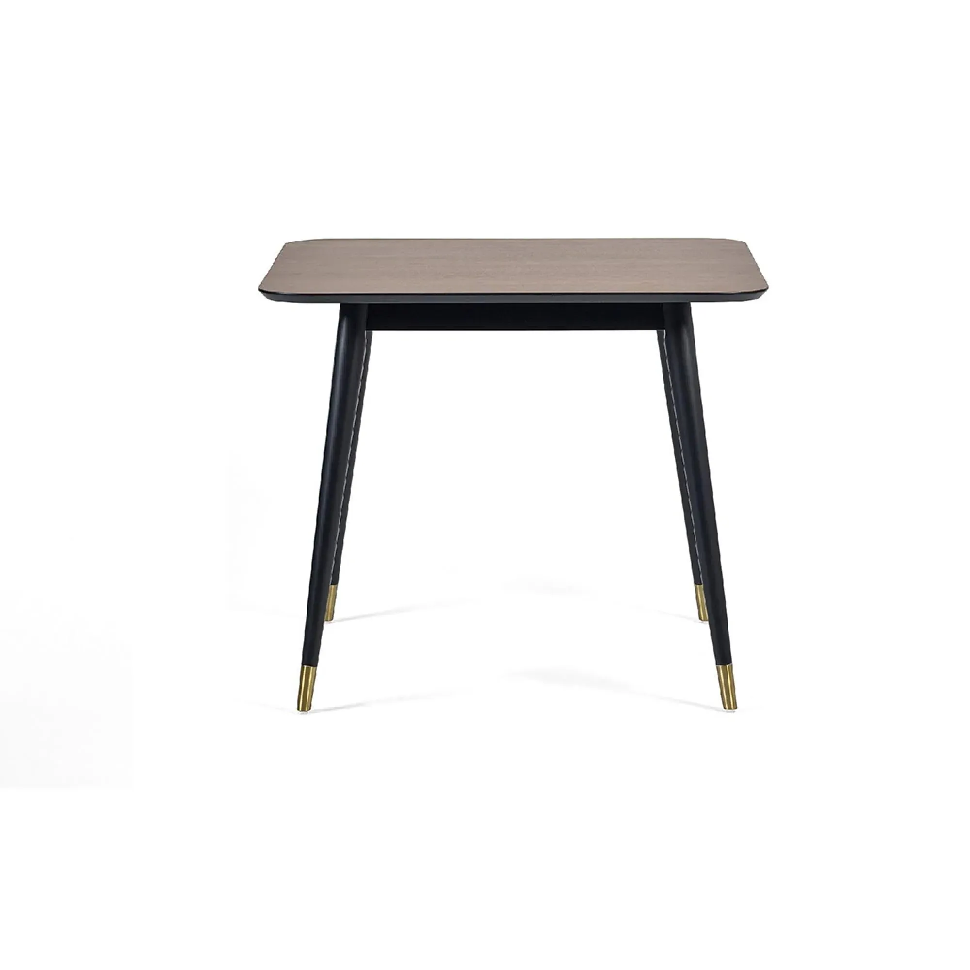 Findlay 4-Seater Square Dining Set with Hadid Chairs - Walnut