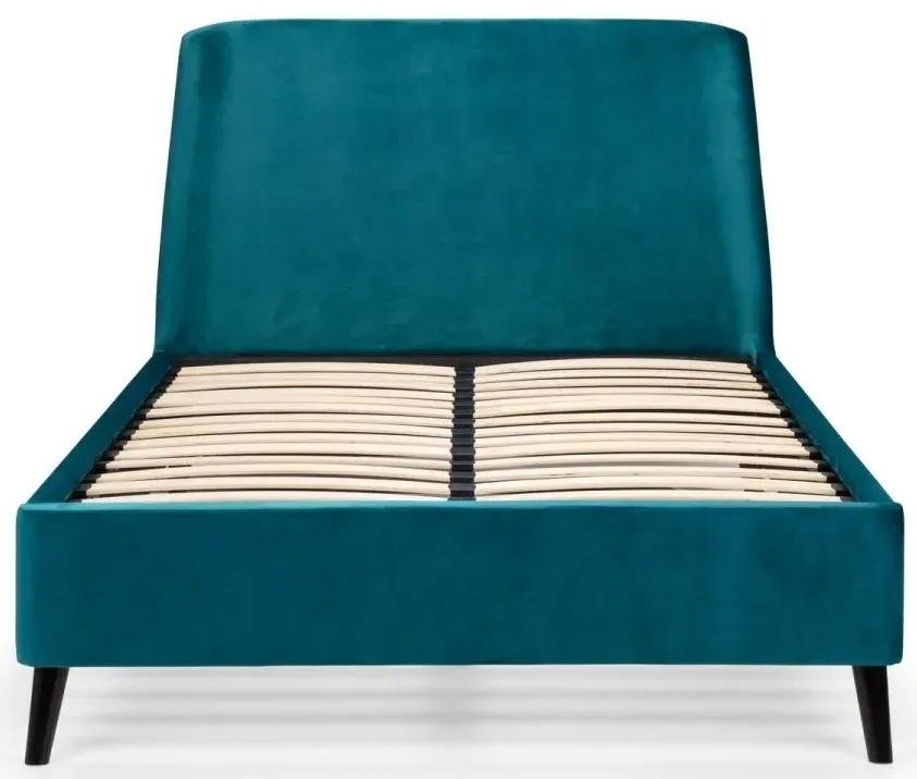 Frida Fabric Bed Frame - Teal