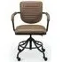 Gehry Office Chair - Brown, Faux Leather