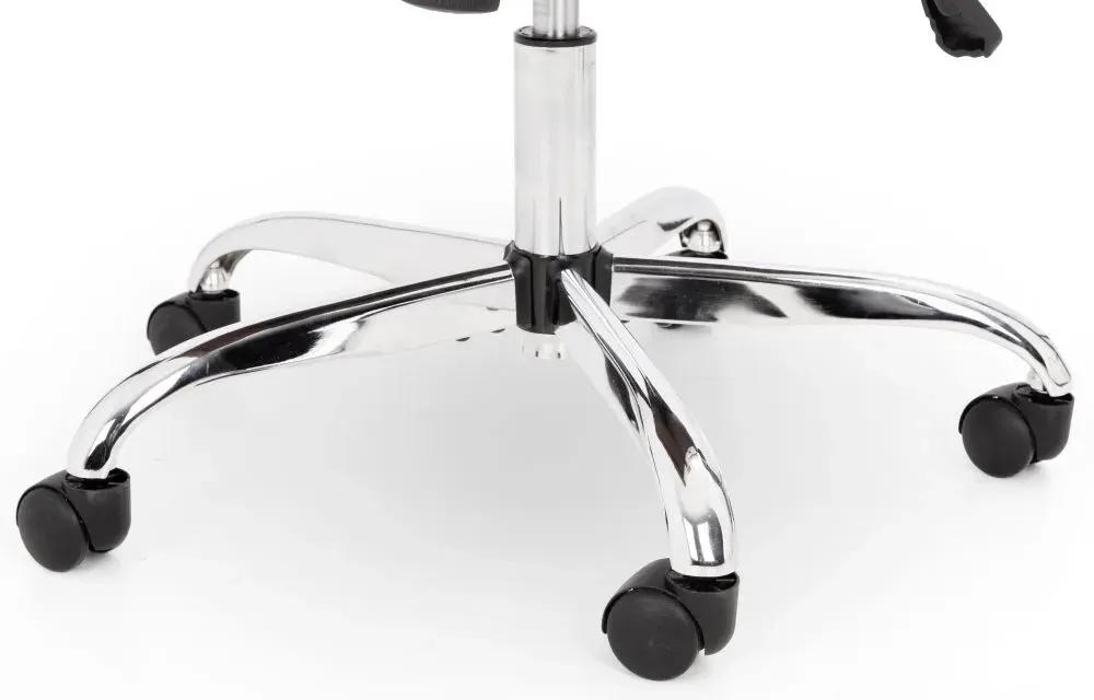 Gio Office Chair - Ivory, Faux Leather