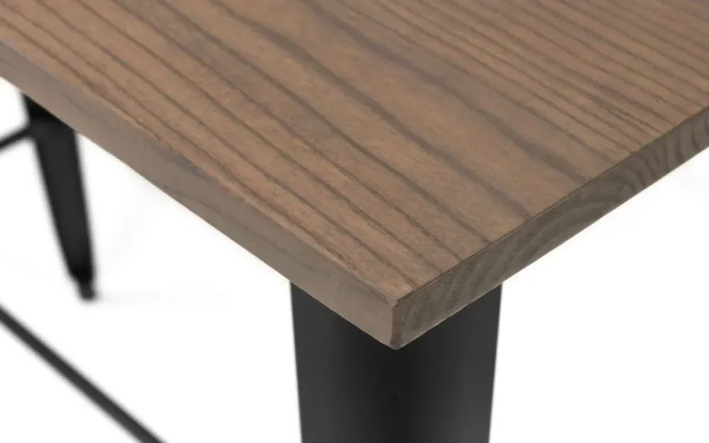 Grafton Bar Table - Mocha, Elm Wood