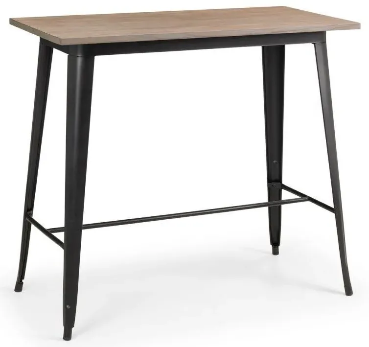 Grafton Bar Table - Mocha, Elm Wood