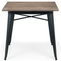 Grafton Square Bar Table - Mocha, Elm Wood