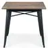 Grafton Square Bar Table - Mocha, Elm Wood
