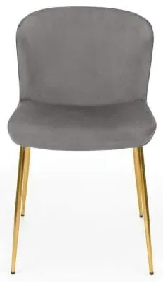 Harper Dining Chair Set of 2 - Grey, Fabric