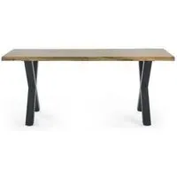 Harvey 6 Seater Dining Table - Oak Effect