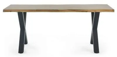 Harvey 6 Seater Dining Table - Oak Effect