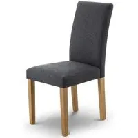 Hastings Dining Chair Set of 2 - Grey, Fabric