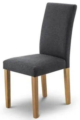 Hastings Dining Chair Set of 2 - Grey, Fabric