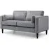 Hayward 2-Seater Sofa - Dark Grey, Chenille