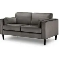 Hayward 2-Seater Sofa - Grey, Velvet