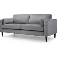 Hayward 3-Seater Sofa - Dark Grey, Chenille