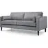 Hayward 3-Seater Sofa - Dark Grey, Chenille