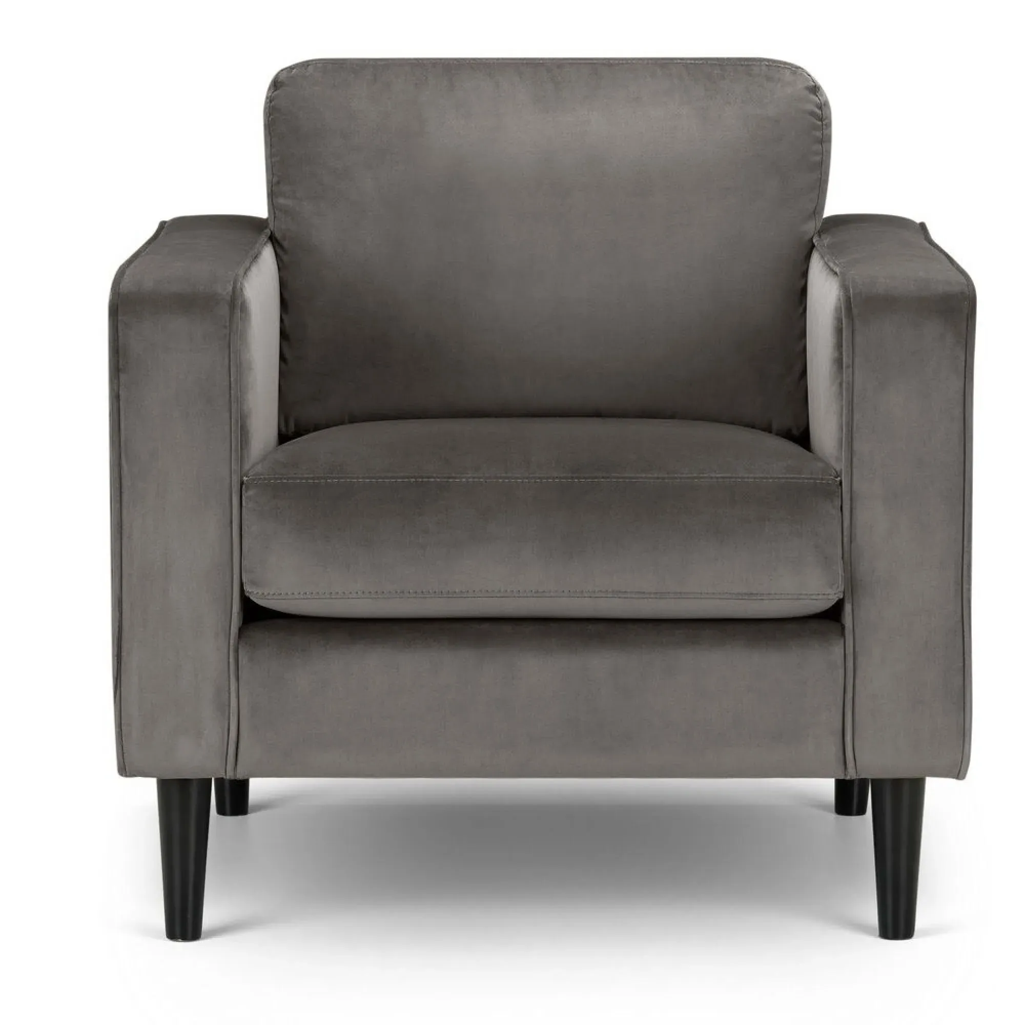 Hayward Armchair - Grey, Velvet
