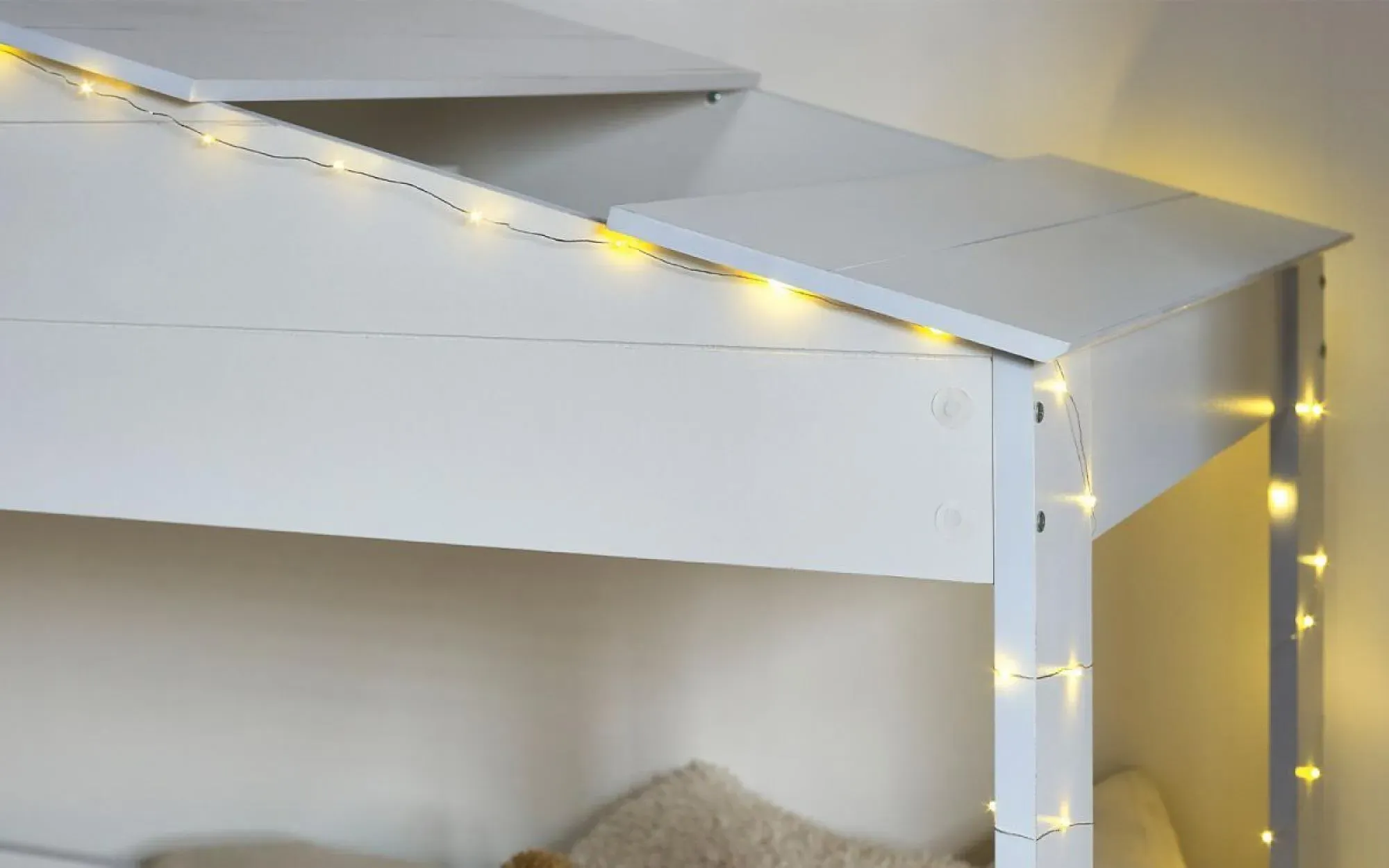 Hazel Low Sleeper Bed - White