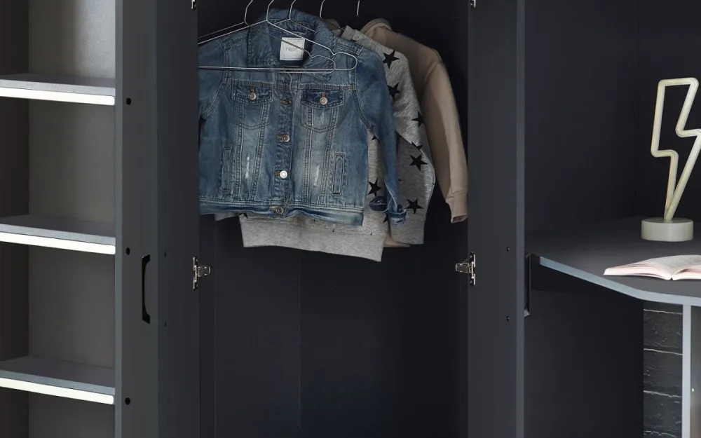 Hercules High Sleeper Bed - Anthracite