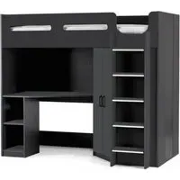 Hercules High Sleeper Bed - Anthracite