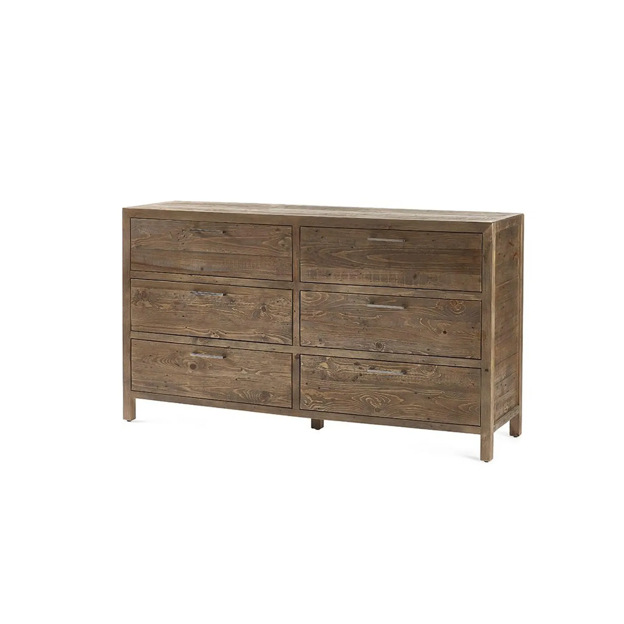 Heritage 6 Drawer Wide Chest - Reclaimed Pine