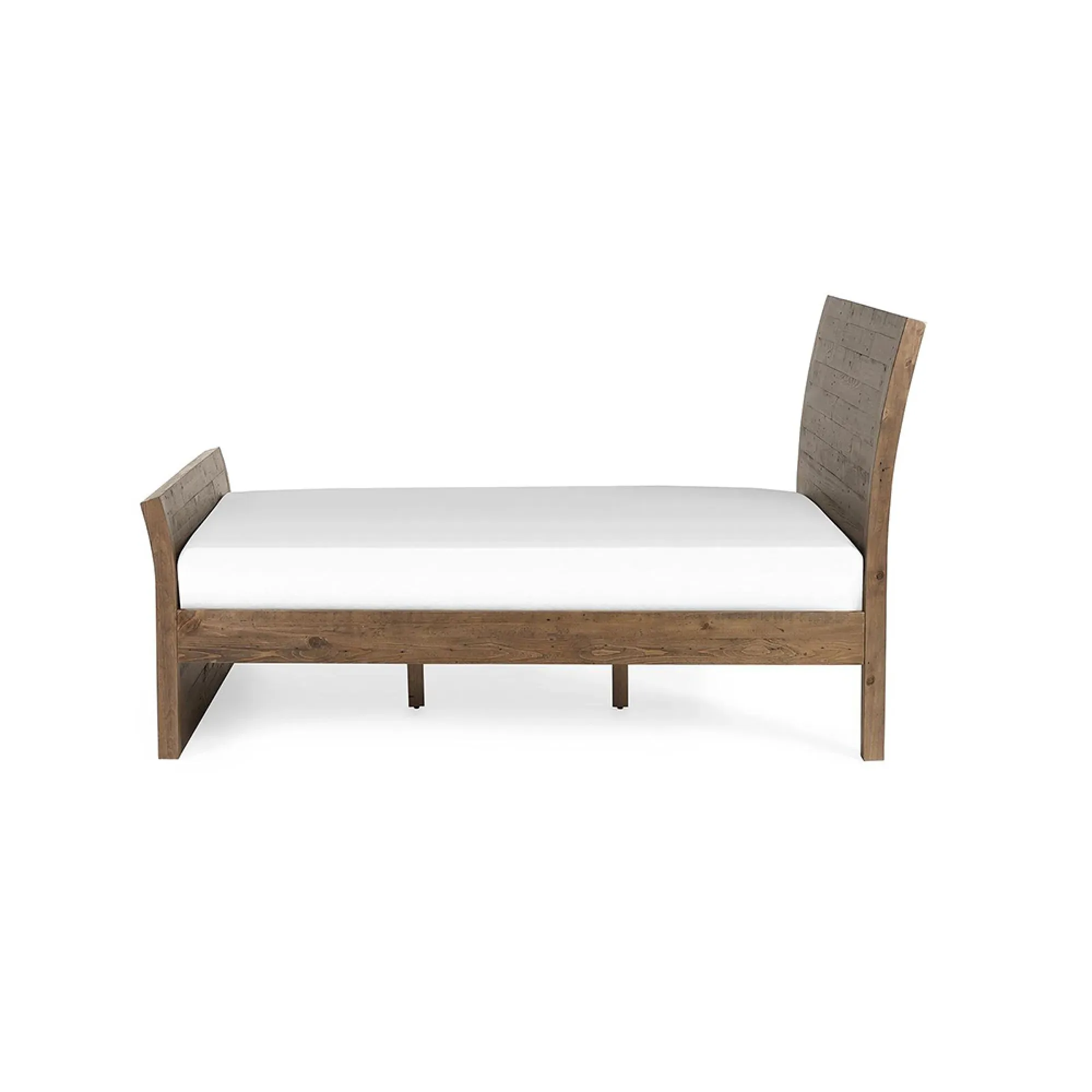 Heritage Reclaimed Pine Double Bed - Distressed