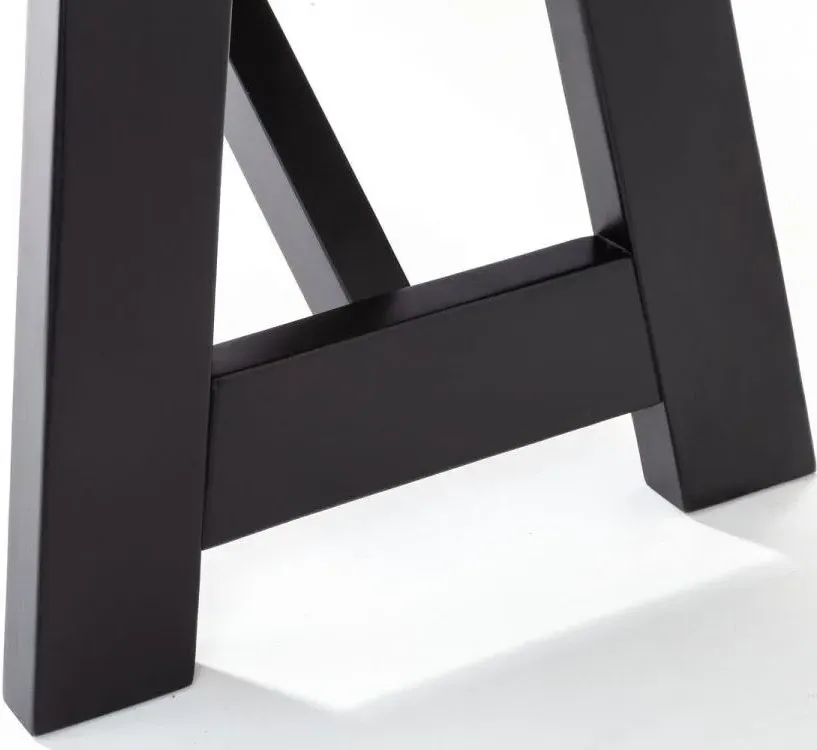 Hockley Dining Bench - Black, Oak