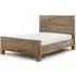 Hoxton Bed Frame - Rustic Oak