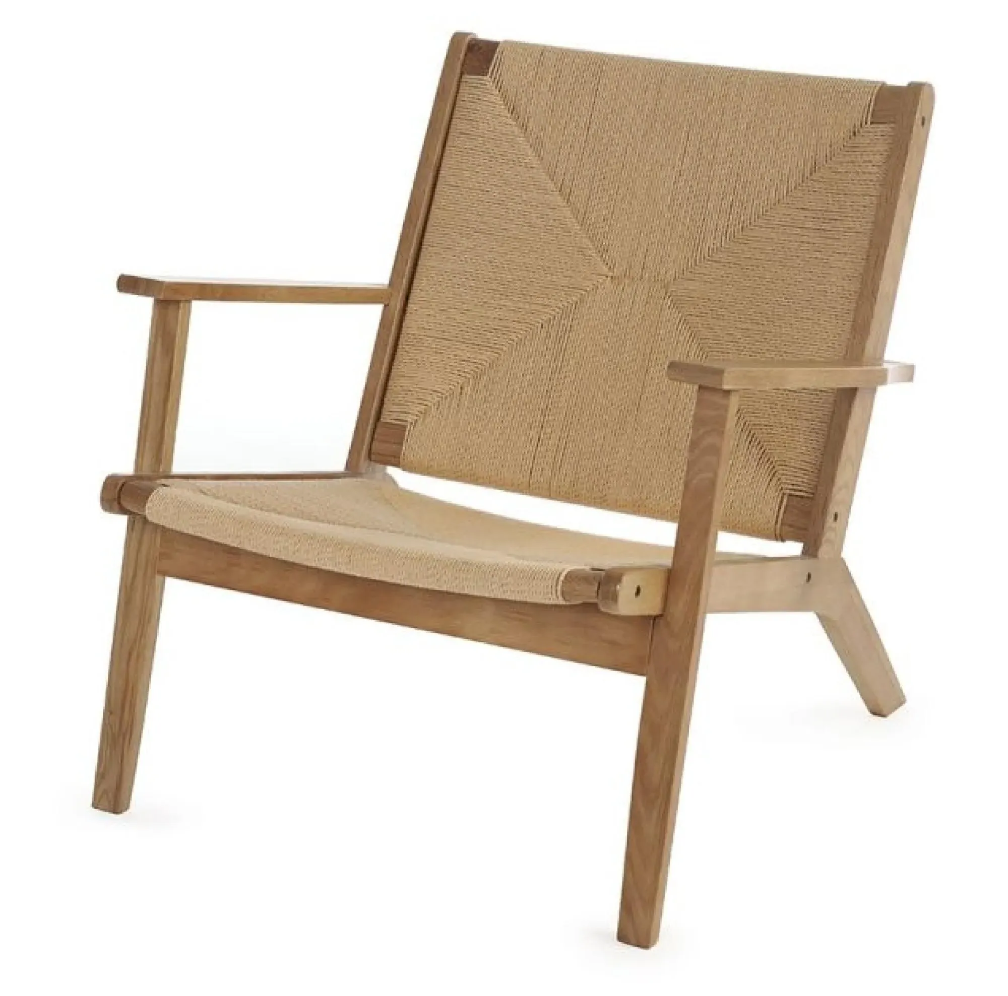 Icaria Armchair - Oak, Woven