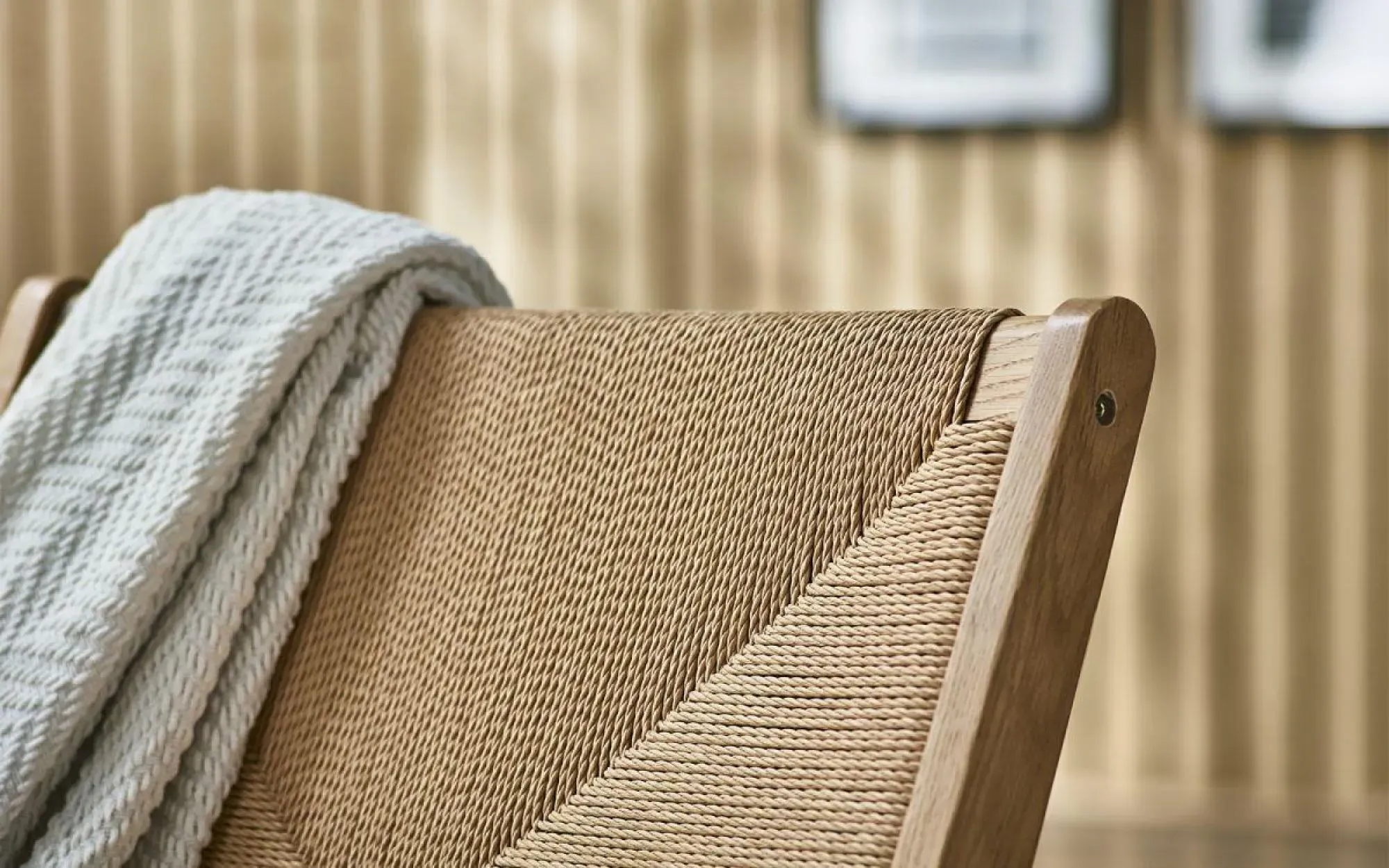 Icaria Armchair - Oak, Woven