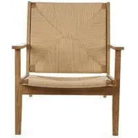 Icaria Armchair - Oak, Woven