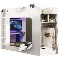 Impact Gaming Bunk Bed - White