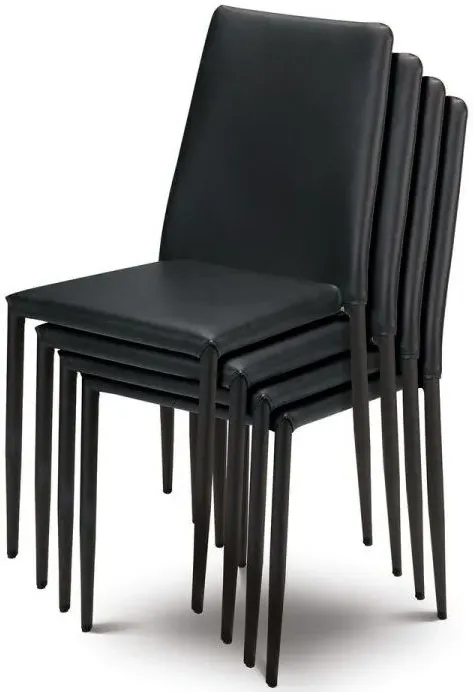 Jazz Stacking Dining Chair - Slate Grey, Fabric