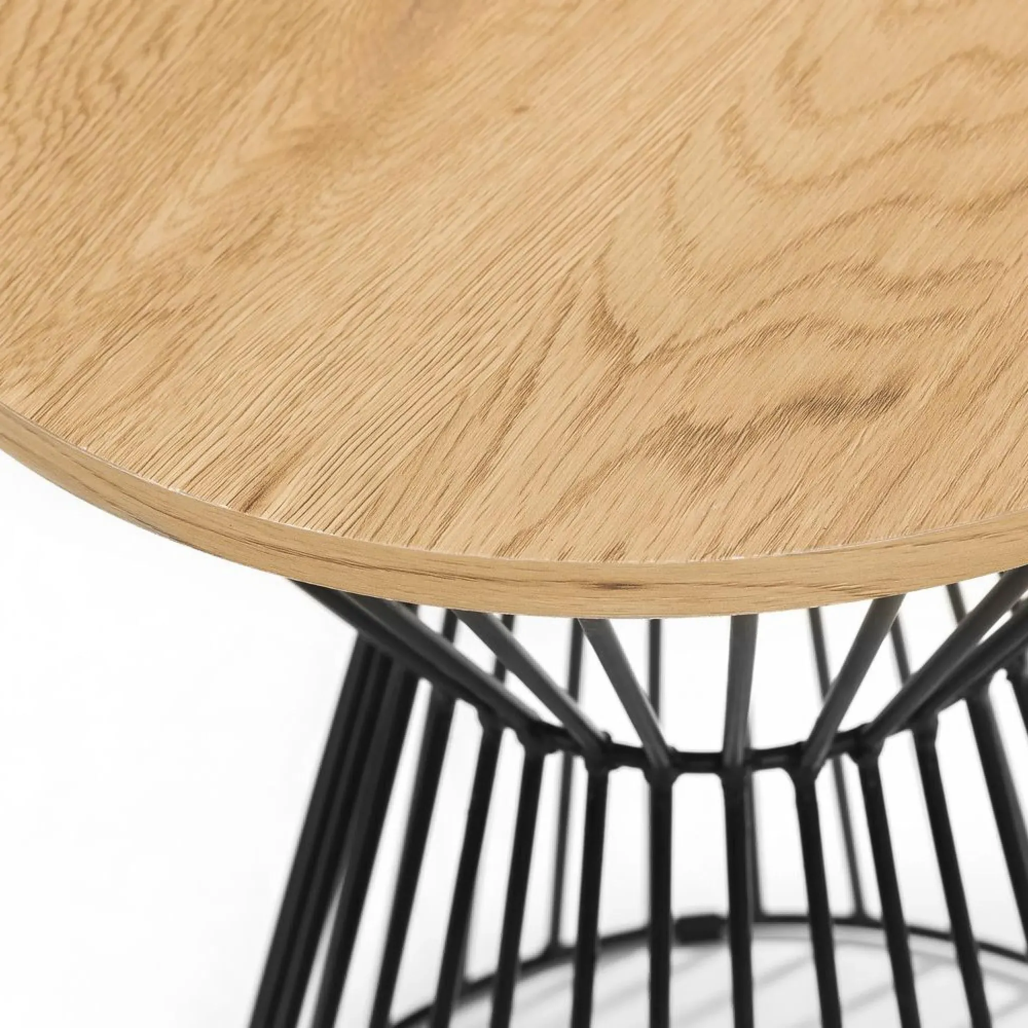 Jersey Round Lamp Table - Oak
