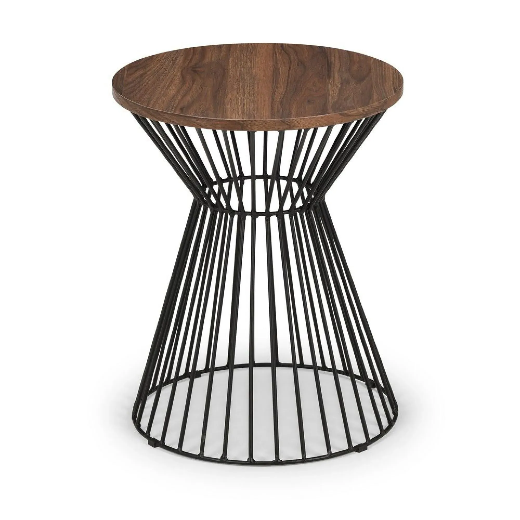 Jersey Round Lamp Table - Walnut