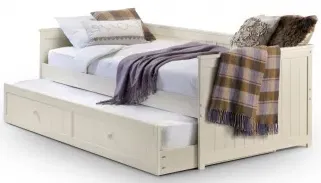 Jessica Daybed with Underbed Trundle - White
