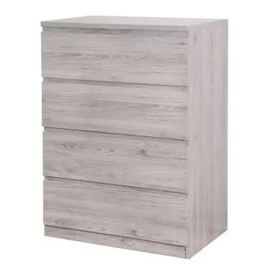 Jupiter 4 Drawer Chest - Grey Oak image