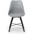 Kari Dining Chair Set of 2 - Grey, Faux Leather
